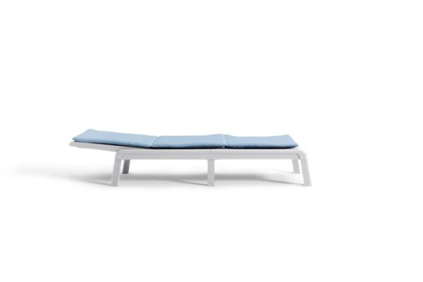 Jardin Sonnenliege Mallorca weiß Kunststoff B/H/L: ca. 58x35x192 cm – Bild 5