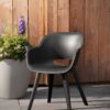 Jardin Gartenstuhl Akola grau Polypropylen B/H/L: ca. 60x62x60 cm – Bild 4