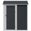 vidaXL Gartenhaus anthrazit B/H/T: ca. 192x237x152,5 cm vidaXL Gartenhaus anthrazit B/H/T: ca. 192x237x152,5 cm – Bild 5