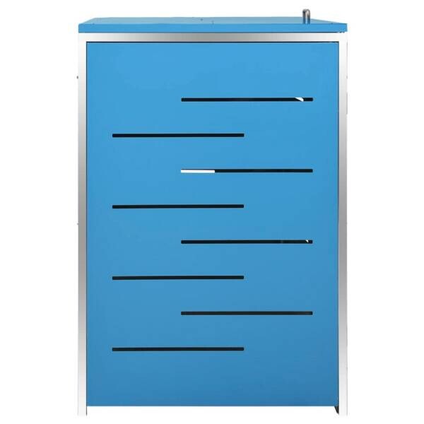 vidaXL Mülltonnenbox blau B/H/T: ca. 207x112,5x77,5 cm vidaXL Mülltonnenbox blau B/H/T: ca. 207x112,5x77,5 cm – Bild 3