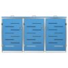 vidaXL Mülltonnenbox blau B/H/T: ca. 207x112,5x77,5 cm vidaXL Mülltonnenbox blau B/H/T: ca. 207x112,5x77,5 cm – Bild 5
