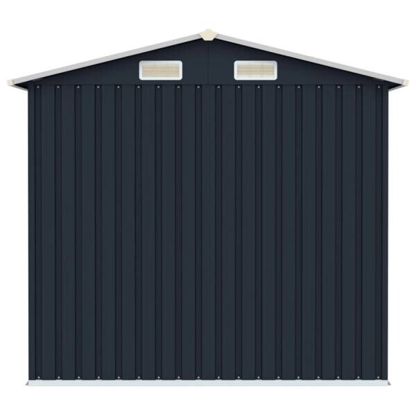 vidaXL Gerätehaus anthrazit B/H: ca. 205x183 cm vidaXL Gerätehaus anthrazit B/H: ca. 205x183 cm – Bild 4