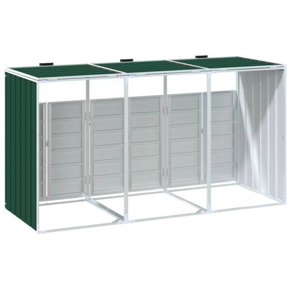 vidaXL Mülltonnenbox grün vidaXL Mülltonnenbox grün – Bild 2