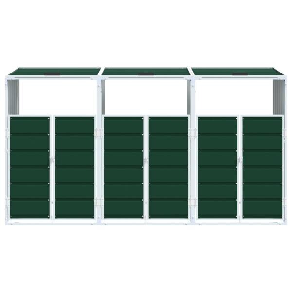 vidaXL Mülltonnenbox grün vidaXL Mülltonnenbox grün – Bild 4