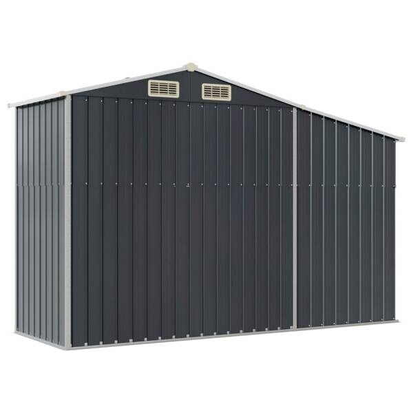 vidaXL Gerätehaus anthrazit B/H/T: ca. 277x179x93 cm vidaXL Gerätehaus anthrazit B/H/T: ca. 277x179x93 cm – Bild 3