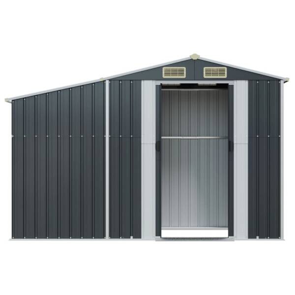 vidaXL Gerätehaus anthrazit B/H/T: ca. 277x179x93 cm vidaXL Gerätehaus anthrazit B/H/T: ca. 277x179x93 cm – Bild 5