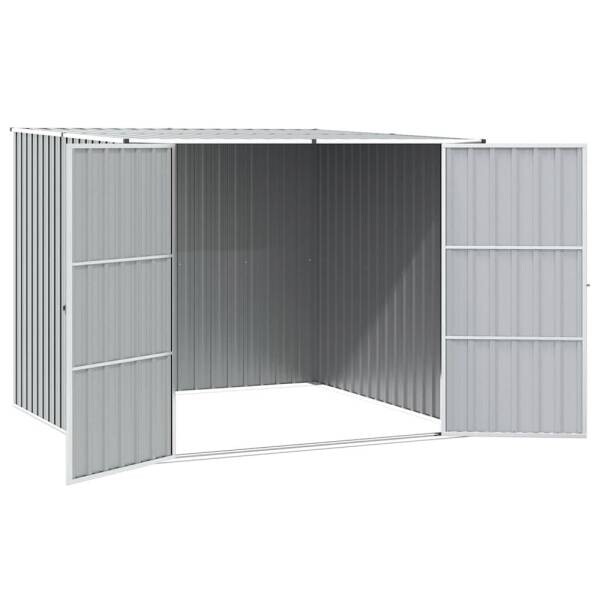 vidaXL Gerätehaus grau B/H: ca. 196x160 cm – Bild 3