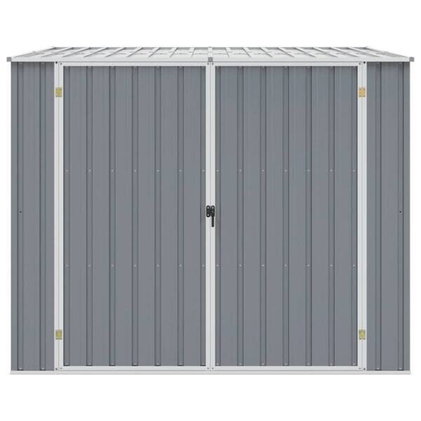 vidaXL Gerätehaus grau B/H: ca. 196x160 cm – Bild 5