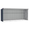vidaXL Gartenhaus anthrazit B/H/T: ca. 118x178x382 cm – Bild 2