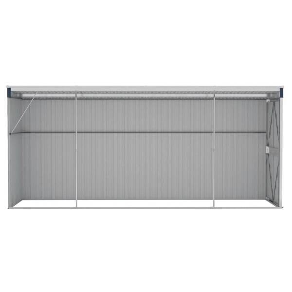 vidaXL Gartenhaus anthrazit B/H/T: ca. 118x178x382 cm – Bild 4