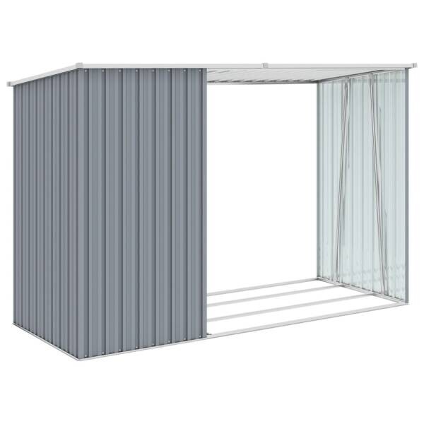 vidaXL Gerätehaus grau B/H: ca. 245x159 cm vidaXL Gerätehaus grau B/H: ca. 245x159 cm – Bild 4