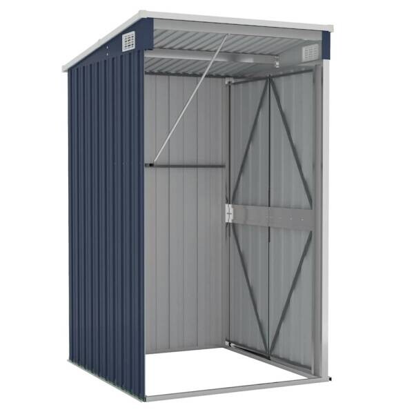 vidaXL Gartenhaus anthrazit B/H/T: ca. 118x178x100 cm vidaXL Gartenhaus anthrazit B/H/T: ca. 118x178x100 cm – Bild 5