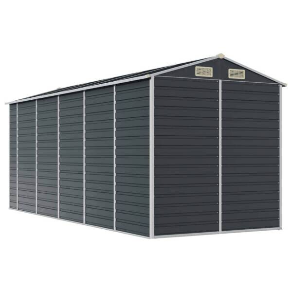 vidaXL Gartenhaus anthrazit B/H/T: ca. 191x198x470 cm vidaXL Gartenhaus anthrazit B/H/T: ca. 191x198x470 cm – Bild 2