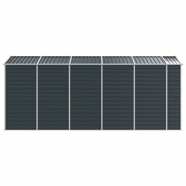 vidaXL Gartenhaus anthrazit B/H/T: ca. 191x198x470 cm vidaXL Gartenhaus anthrazit B/H/T: ca. 191x198x470 cm – Bild 3
