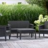 Jardin Gartensitzgruppe Atlas Graphit Kunststoff – Bild 3