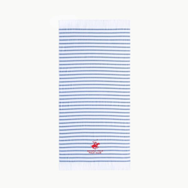 POLO CLUB Hamamtuch POLO CLUB blau Baumwolle B/L: ca. 80x165 cm – Bild 3