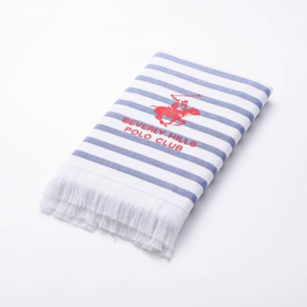 POLO CLUB Hamamtuch POLO CLUB blau Baumwolle B/L: ca. 80x165 cm – Bild 4