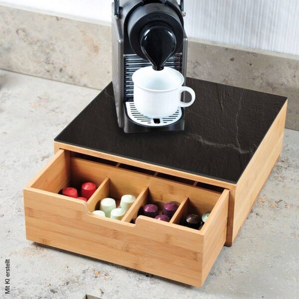 Kesper Box mit Schublade natur B/H/L: ca. 31x9,8x30 cm Kesper Box mit Schublade natur B/H/L: ca. 31x9,8x30 cm – Bild 2