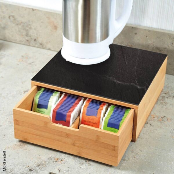 Kesper Box mit Schublade natur B/H/L: ca. 31x9,8x30 cm Kesper Box mit Schublade natur B/H/L: ca. 31x9,8x30 cm – Bild 3