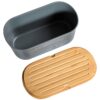 Kesper Brotbox grau Kunststoff B/H/L: ca. 20x14,5x34 cm Kesper Brotbox grau Kunststoff B/H/L: ca. 20x14,5x34 cm – Bild 4