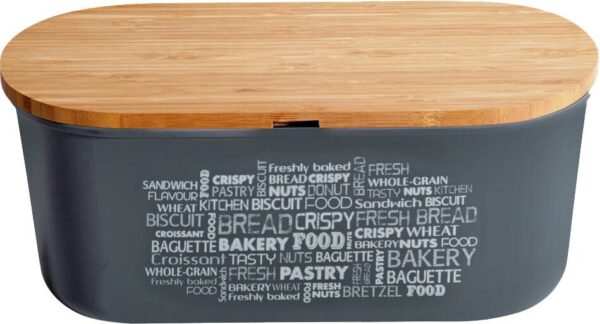 Kesper Brotbox grau Kunststoff B/H/L: ca. 20x14,5x34 cm Kesper Brotbox grau Kunststoff B/H/L: ca. 20x14,5x34 cm – Bild 5