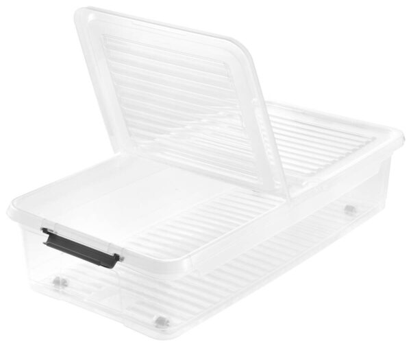 Aufbewahrungsbox transparent B/T/L: ca. 38x77x38 cm – Bild 3