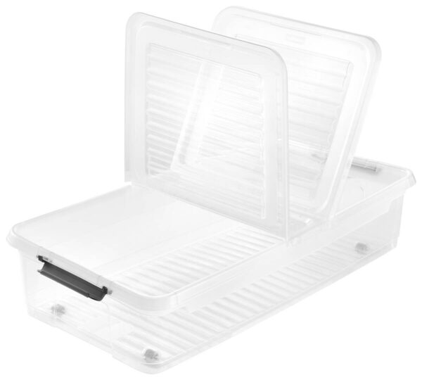 Aufbewahrungsbox transparent B/T/L: ca. 38x77x38 cm – Bild 4