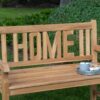 deVries Gartenbank Woodie natur Teakholz B/H/L: ca. 60x89x120 cm – Bild 2