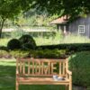 deVries Gartenbank Woodie natur Teakholz B/H/L: ca. 60x89x120 cm – Bild 4