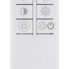 GLOBO Deckenventilator schwarz weiß Metall Kunststoff B/H/L: ca. 9x42x40 cm – Bild 2