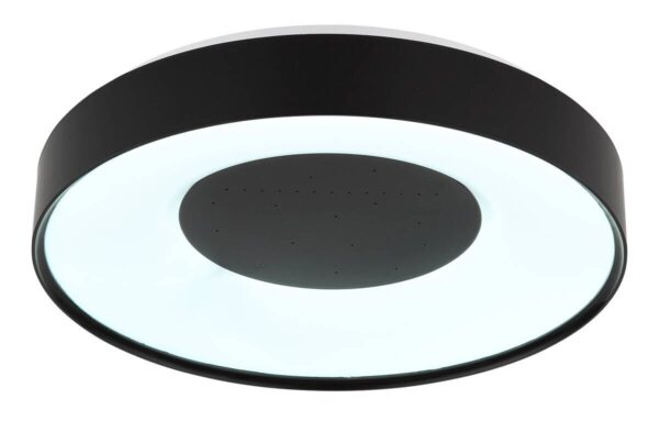 GLOBO Deckenventilator schwarz weiß Metall Kunststoff B/H/L: ca. 9x42x40 cm – Bild 5