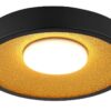 GLOBO Deckenventilator schwarz gold Kunststoff Metall B/H/L: ca. 11x42,5x42,5 cm – Bild 2