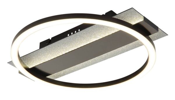 GLOBO Deckenventilator schwarz Edelstahl Metall Kunststoff B/H/L: ca. 8x38x32 cm – Bild 5