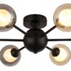 GLOBO Deckenventilator schwarz Rauch Metall B/H/L: ca. 45x21x45 cm – Bild 3