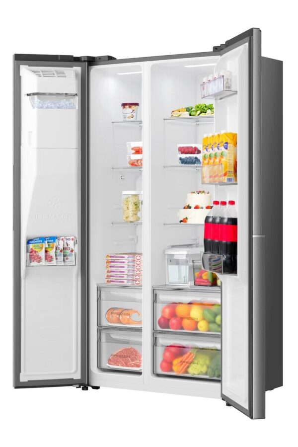 Gorenje Side-by-Side NRS917E61X Inox B/H/T: ca. 91,1x178,6x61,5 cm – Bild 4