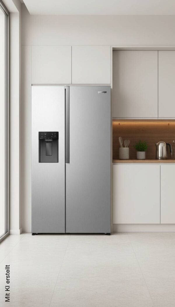 Gorenje Side-by-Side NRS917E61X Inox B/H/T: ca. 91,1x178,6x61,5 cm – Bild 5