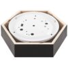 Lamkur Deckenleuchte dunkelbraun Glas Holz B/H/L: ca. 33x12x33 cm 1 Brennstellen – Bild 4