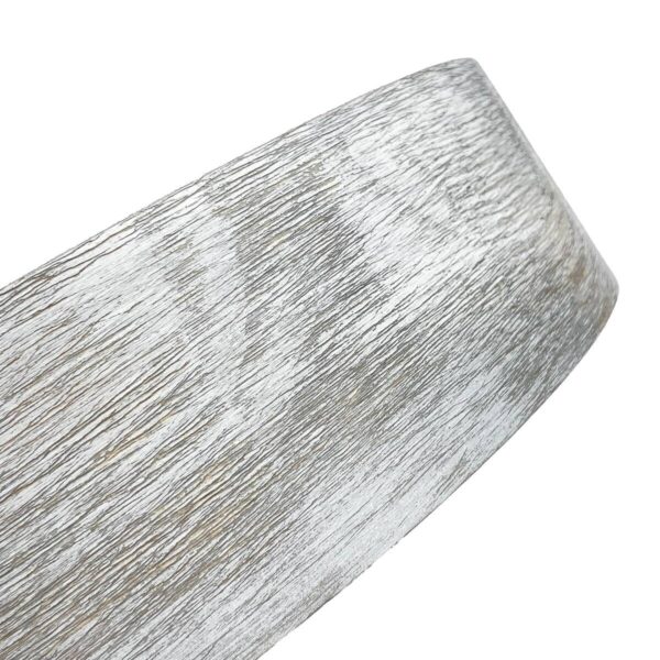 Lamkur Deckenleuchte weiß hellbraun Holz Glas B/H/L: ca. 48,5x12x48,5 cm 3 Brennstellen – Bild 5