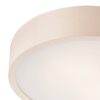 Lamkur Deckenleuchte Eveline weiß Glas Holz B/H/L: ca. 38,5x12x38,5 cm 2 Brennstellen – Bild 5