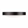 Lamkur Deckenleuchte dunkelbraun Glas Holz B/H/L: ca. 38,5x12x38,5 cm 2 Brennstellen – Bild 4