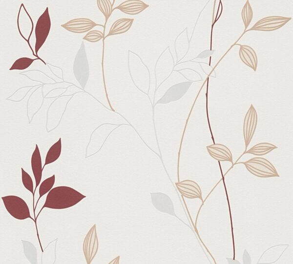 A.S.Creation Vliestapete rot beige B/H/D: ca. 53x1005x9,6 cm – Bild 3