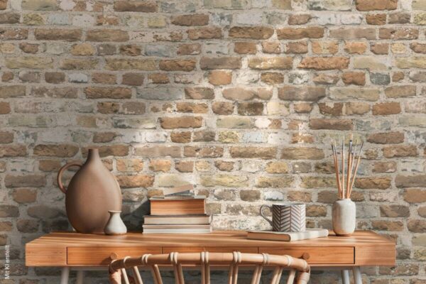 A.S.Creation Vliestapete beige grau B/H/D: ca. 53x1005x8,7 cm – Bild 3