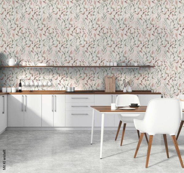 A.S.Creation Vliestapete creme rosa B/H/D: ca. 53x1005x8,2 cm – Bild 2