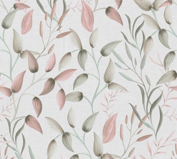 A.S.Creation Vliestapete creme rosa B/H/D: ca. 53x1005x8,2 cm – Bild 3