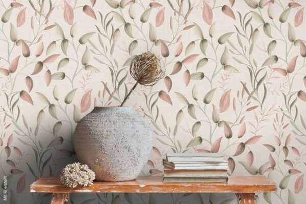 A.S.Creation Vliestapete creme rosa B/H/D: ca. 53x1005x8,2 cm – Bild 5