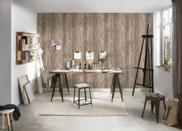 A.S.Creation Vliestapete braun beige B/H/D: ca. 53x1005x9 cm – Bild 2
