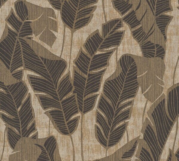 A.S.Creation Vliestapete schwarz beige B/H/D: ca. 53x1005x9,3 cm – Bild 5