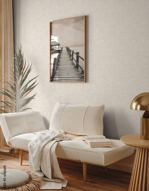 A.S.Creation Vliestapete creme beige B/H/D: ca. 53x1005x9,1 cm – Bild 5