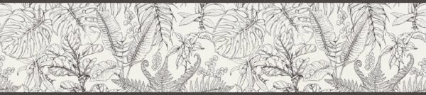 A.S.Creation Bordüre weiß schwarz B/H/D: ca. 17x500x6,8 cm – Bild 5