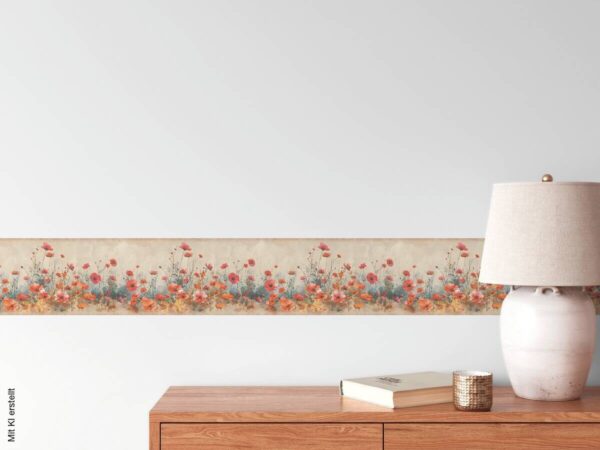 A.S.Creation Bordüre orange beige rot B/H/D: ca. 17x500x6,8 cm – Bild 4